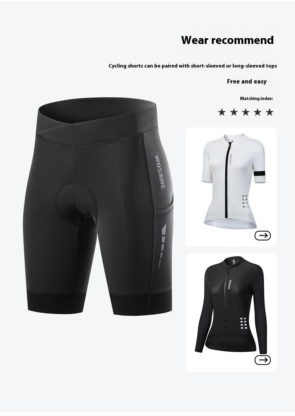 Quick-Dry Breathable Cycling Trousers |  Silicone Cushion Support