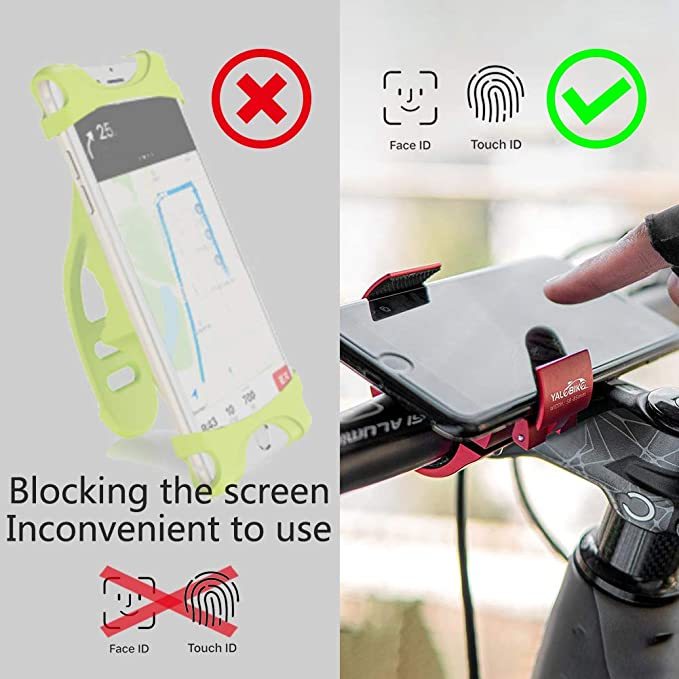 Anti-Shake Bike Phone Holder | Durable & Rust-Resistant