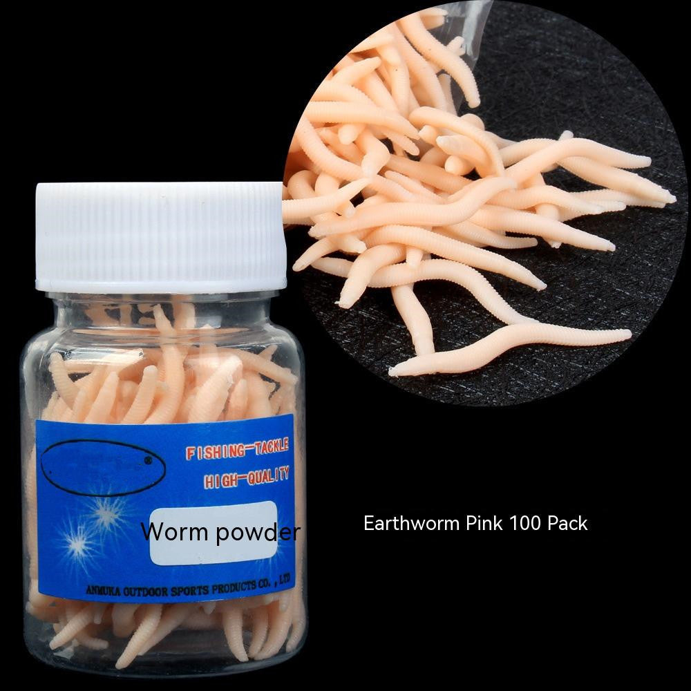 Realistic Soft Bait Fake Worms | Mealworm & Earthworm Designs