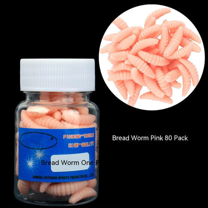 Realistic Soft Bait Fake Worms | Mealworm & Earthworm Designs