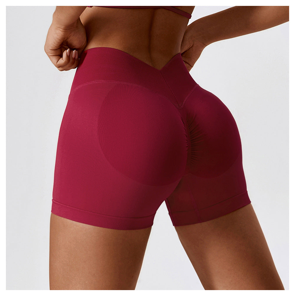 High Waist Seamless Yoga Shorts | Shorts with Belly Control for Women