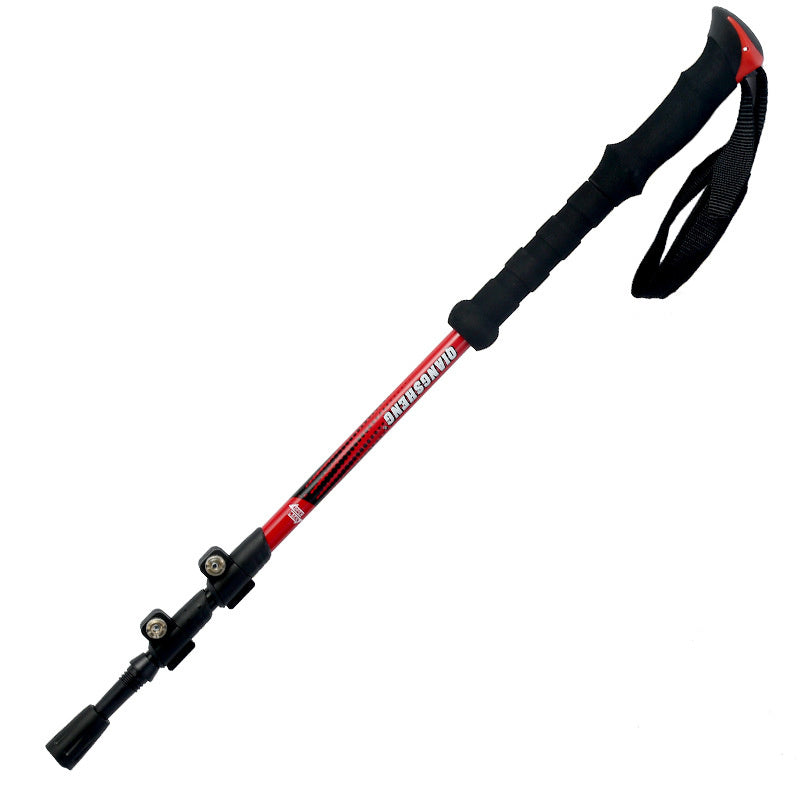 Outdoor Straight Handle Trekking Stick